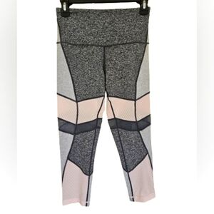 Zella Colorblock High Waisted Cropped Leggings
